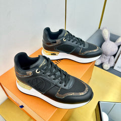 NEO RUN AWAY SNEAKER IN BLACK CALFSKIN