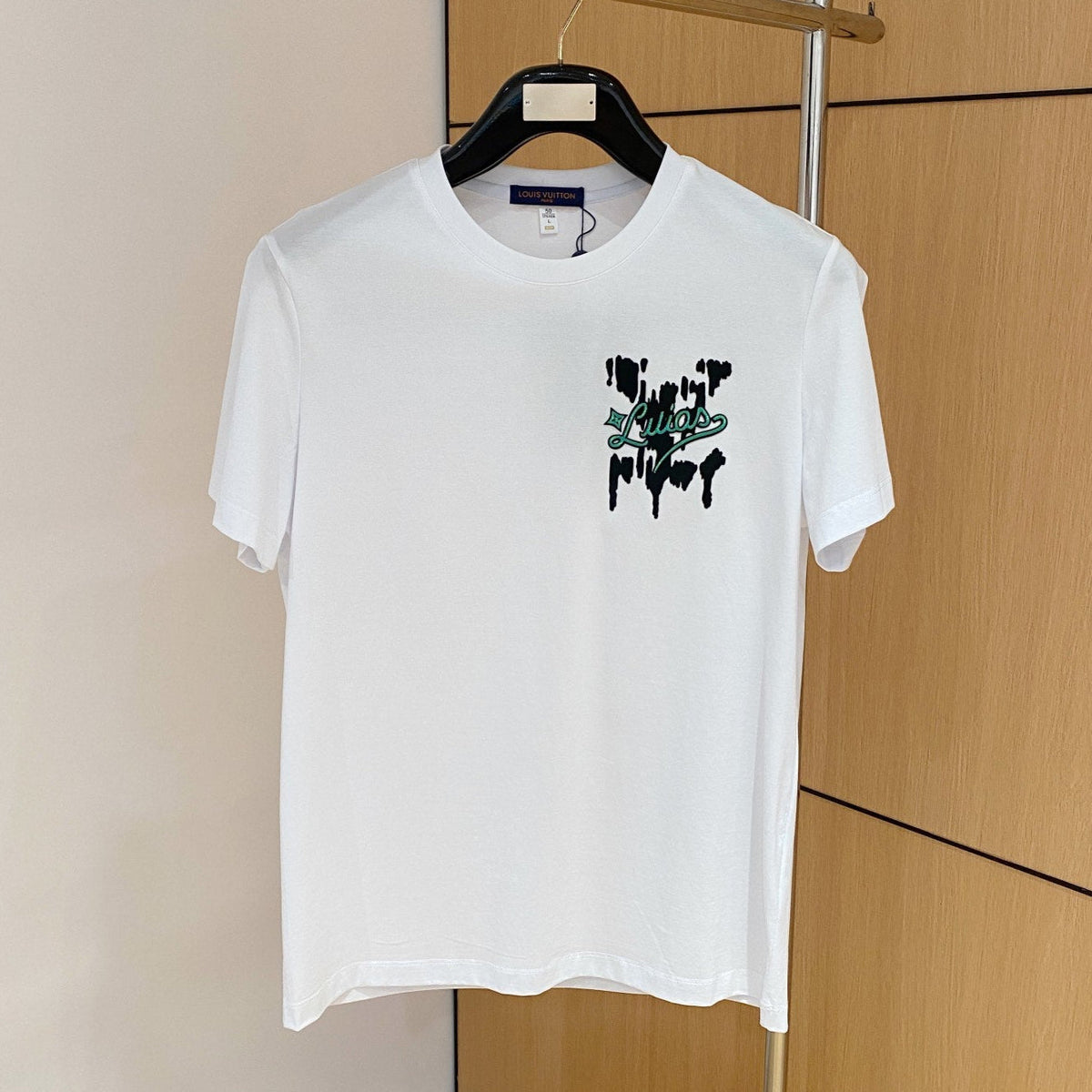 LV T-SHIRT IN WHITE COTTON 238856