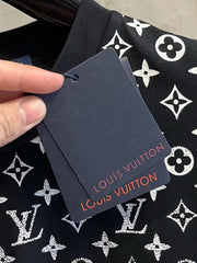 LV T-SHIRT IN BLACK MONOGRAM COTTON 238858