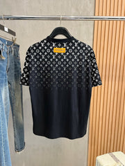 LV T-SHIRT IN BLACK MONOGRAM COTTON 238858