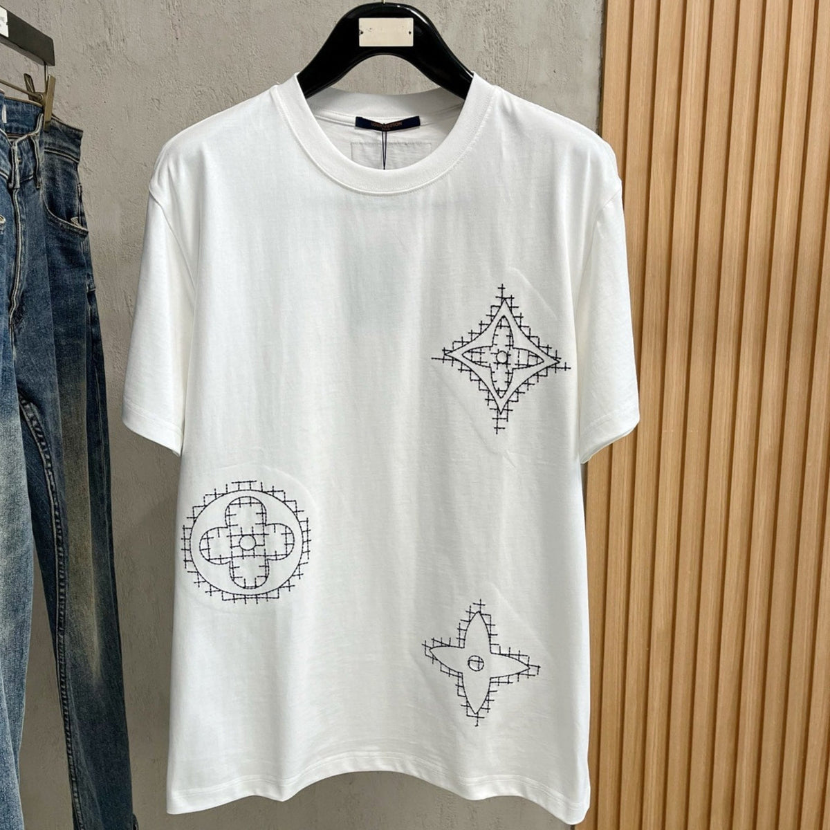 LV T-SHIRT IN WHITE PURE COTTON 238779