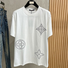 LV T-SHIRT IN WHITE PURE COTTON 238779