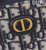 MONTAIGNE MINI DOCTOR BAG 20 IN BLACK MONOGRAM OBLIQUE JACQUARD MIX CALFSKIN