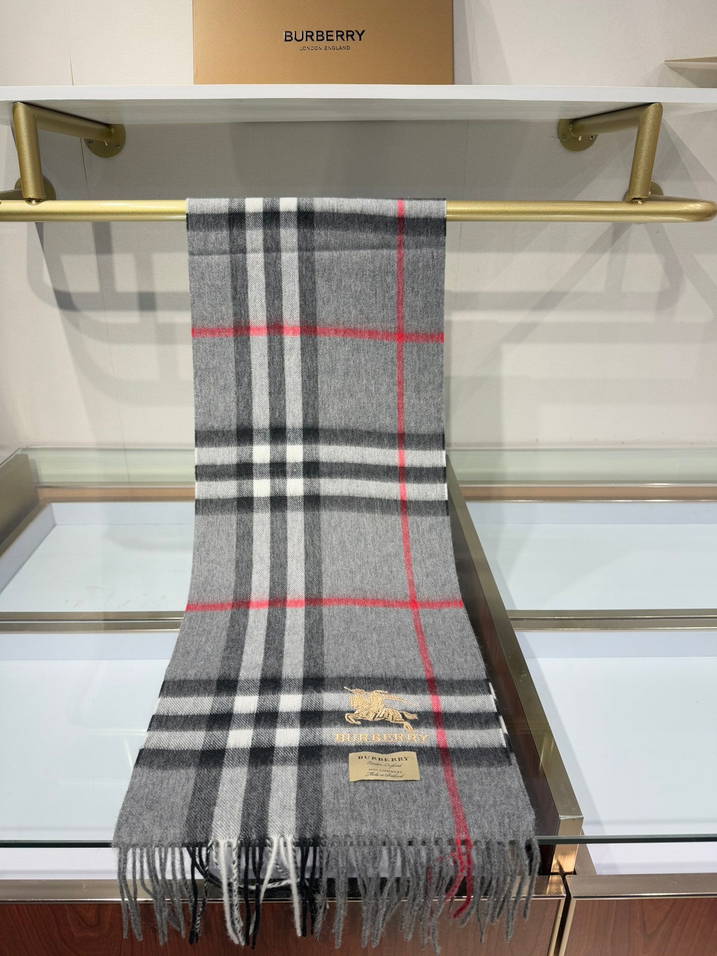 BBR SCARF 180 CM IN CASHMERE 732174