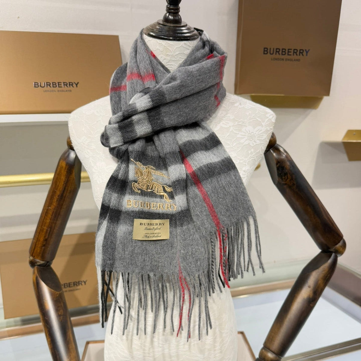 BBR SCARF 180 CM IN CASHMERE 732174