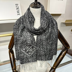 LOEWE 25S SCARF 180 IN CASHMERE WOOL 706573