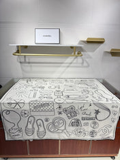 CHANEL 25S SCARF 140 IN SILK 732180