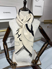 CHANEL 25S SCARF 140 IN SILK 732177