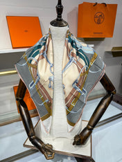 HERMES 26S SCARF 90 IN SILK 307102