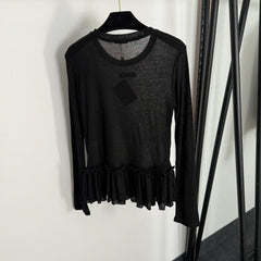 MIUMIU LONG-SLEEVE T-SHIRT STYLE 254