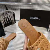 SLIPPERS CARAMEL BROWN SHEEPSKIN