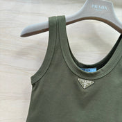 PRADA 26S CREW NECK TANK TOP 656