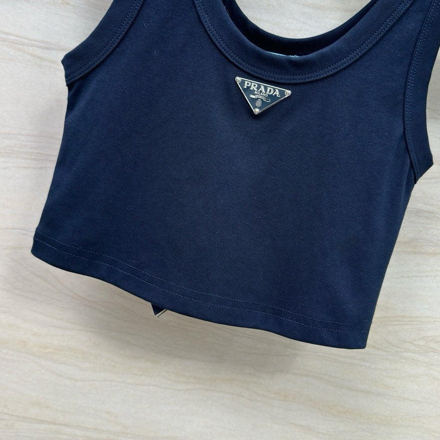 PRADA 26S CREW NECK TANK TOP 657