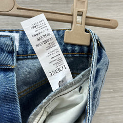 Loewe Denim Short Retro Blue Cotton