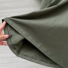 Loewe 25 Relaxed Fit T-shirt Khaki Green Cotton