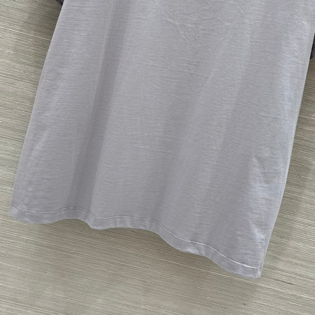Loewe 25 Relaxed Fit T-shirt Light Grey Cotton
