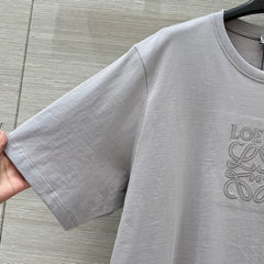 Loewe 25 Relaxed Fit T-shirt Light Grey Cotton