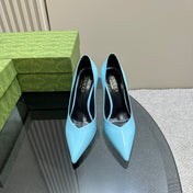 GG 105 HIGH HEEL PUMP SKY LAMBSKIN