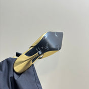 ANGELINA 10 CM SLINGBACK IN GOLD CALFSKIN