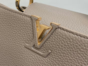 CAPUCINES BB 27 IN KHAKI BROWN TAURILLON