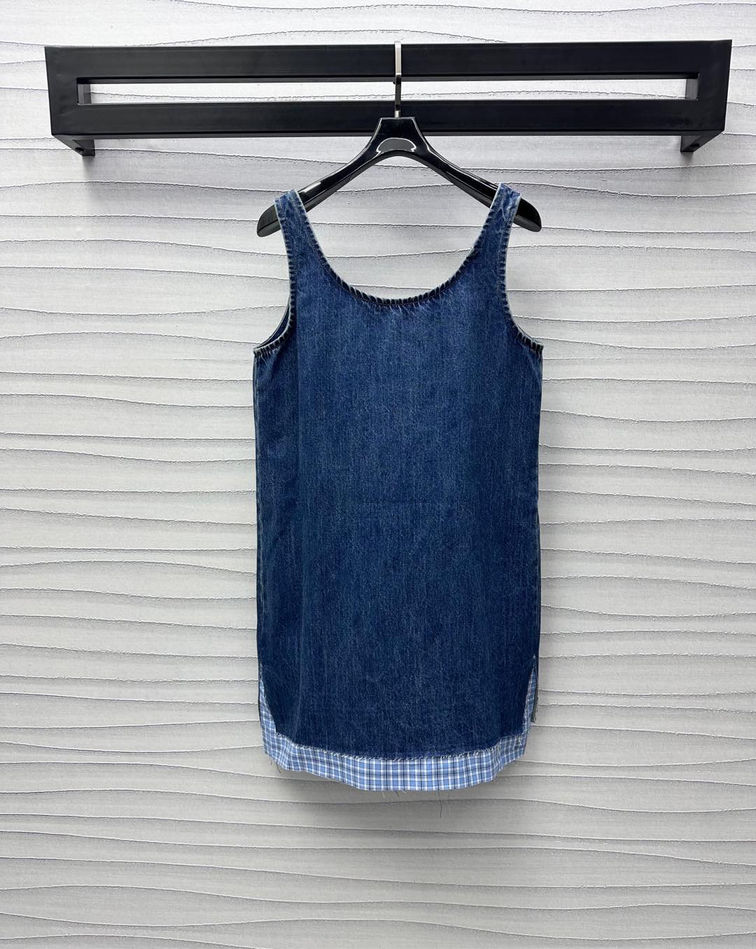 Miu Blue Denim Mini Dress