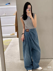 LOEWE RUCHED-WAIST JEANS 232368