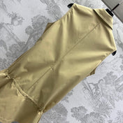 Gucci 25 Polo Shift Dress Cookies And Cream Polyester 231769