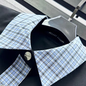 MIU 25S PATCHWORK PLAID DRESS 264573