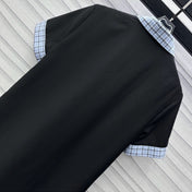 MIU 25S PATCHWORK PLAID DRESS 264573