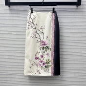 DIOR PRINTED STRAIGHT SKIRT 272228