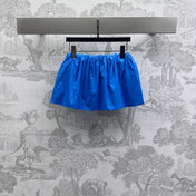 MIUMIU PLEATED DRAWSTRING MINI SKIRT 267799