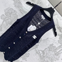 CHANEL KNITTED TANK TOP