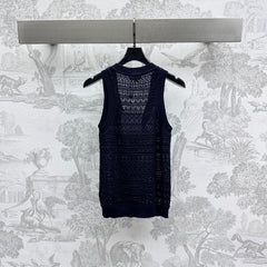 CHANEL KNITTED TANK TOP