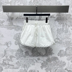 GUCCI 25S HIGH-WAIST DRAWSTRING SHORTS 264650