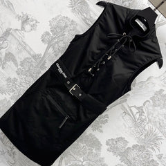 DIOR 25S DRAWSTRING VEST DRESS 264662