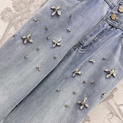 CHANEL 25S HIGH WAIST DENIM JEANS 264623