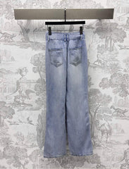 CHANEL 25S HIGH WAIST DENIM JEANS 264623