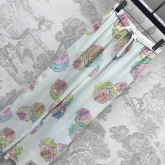 LV PRINTED STRAIGHT-LEG DRAWSTRING PANTS 267792