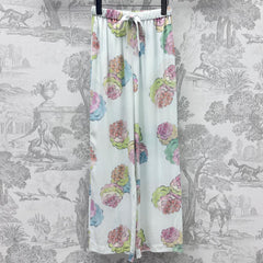 LV PRINTED STRAIGHT-LEG DRAWSTRING PANTS 267792