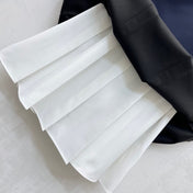 MIU 25S PLEATED VEST DRESS IN ACETATE 264603