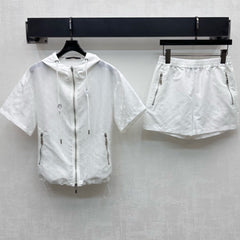 LV 25S HOODED SUN-PROTECTION JACKET AND SHORTS SET 264578