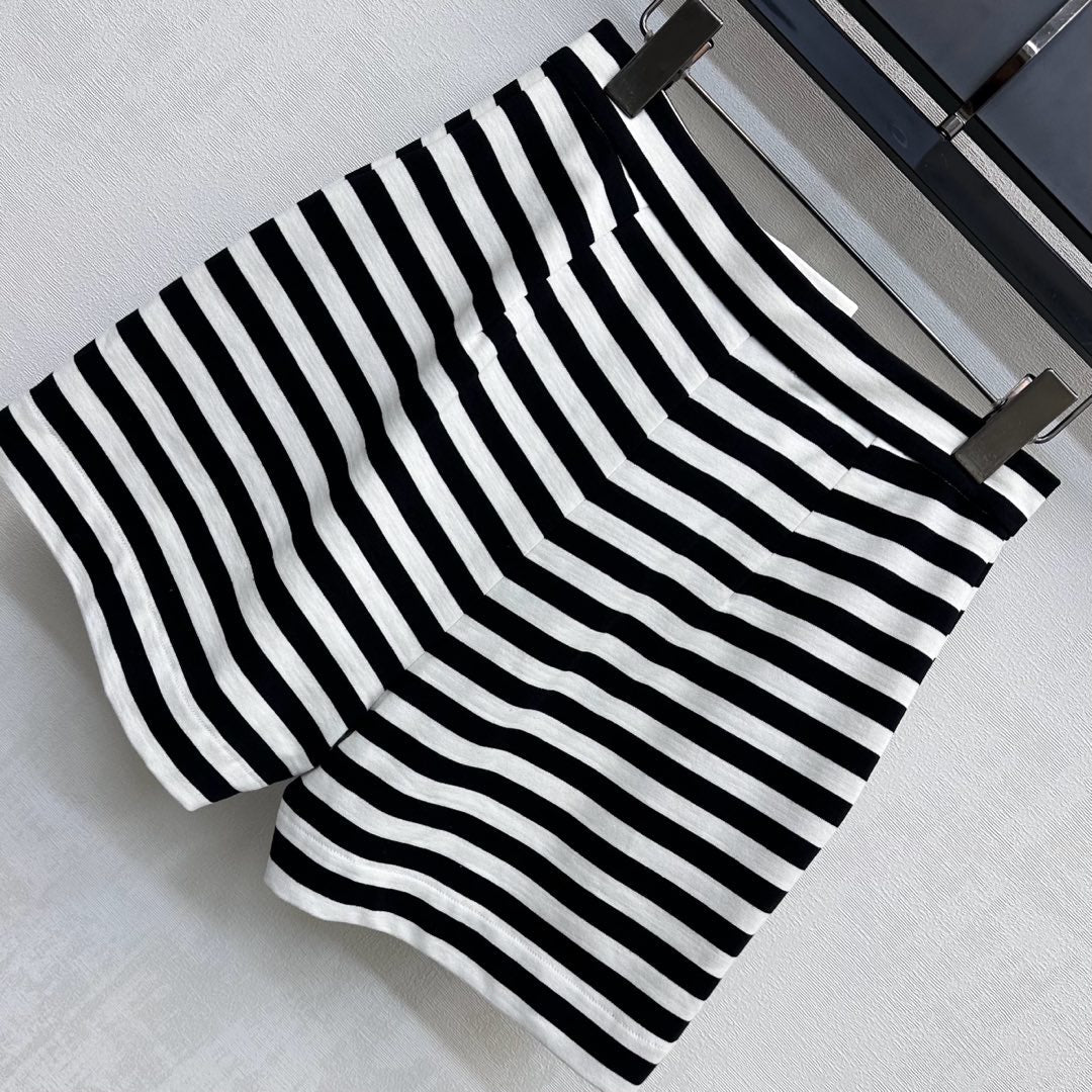 MAXMA 25S HIGH WAIST STRIPED SHORTS 264533