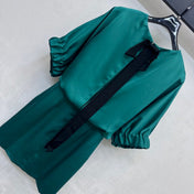 MAXMA 25S SHORT SLEEVE DRESS WITH BOW 264552