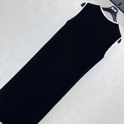 MIU 25S  LONG VEST DRESS IN ACETATE 264519