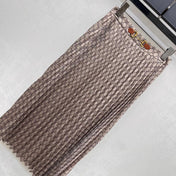 GUCCI 25S PLEATED DRESS IN TWILL FABRIC YB 264500