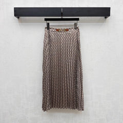 GUCCI 25S PLEATED DRESS IN TWILL FABRIC YB 264500