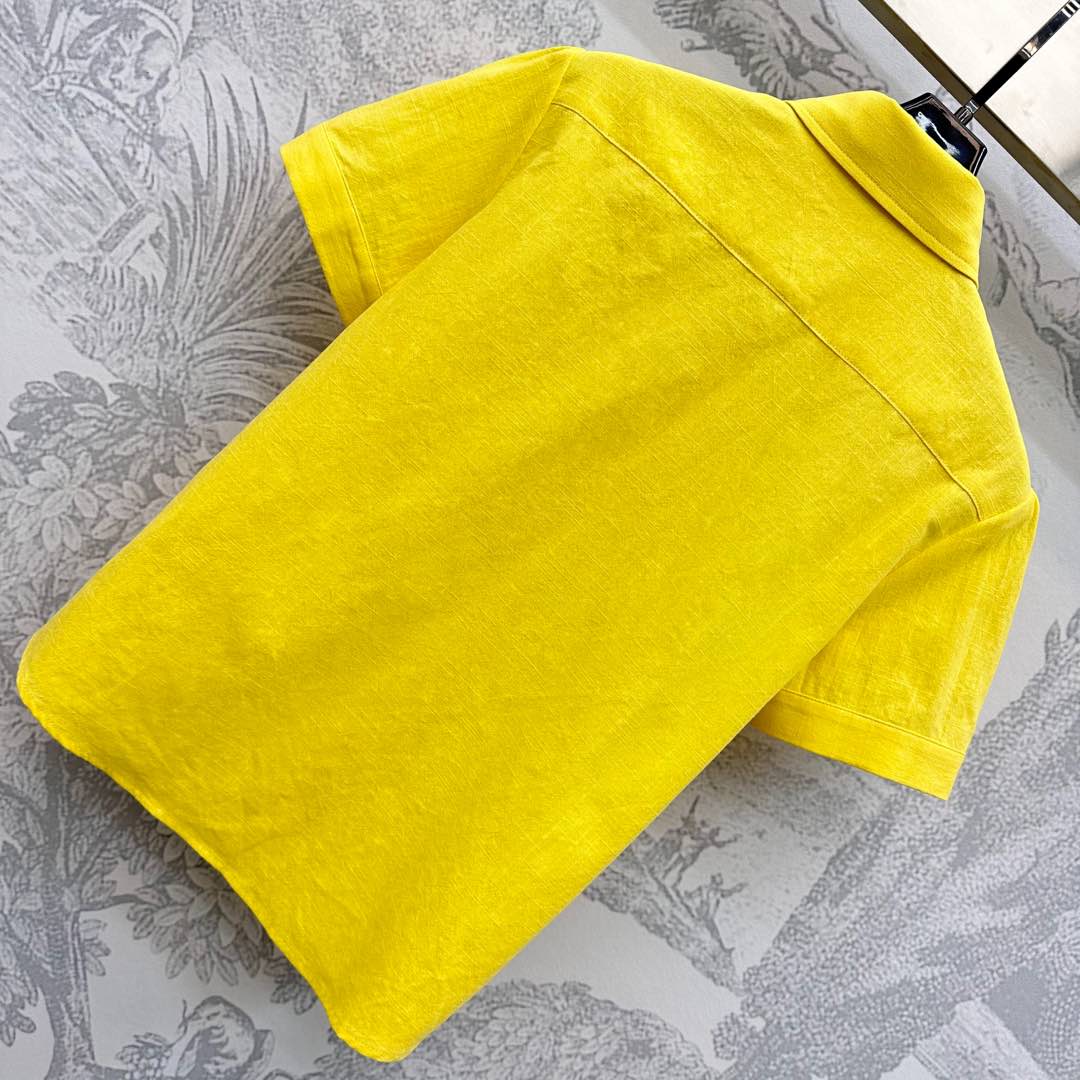 RALPH LAUREN SHORT-SLEEVE SHIRT YELLOW 274779