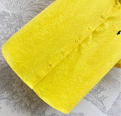 RALPH LAUREN SHORT-SLEEVE SHIRT YELLOW 274779