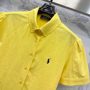 RALPH LAUREN SHORT-SLEEVE SHIRT YELLOW 274779