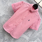 RALPH LAUREN SHORT-SLEEVE SHIRT PINK 274777